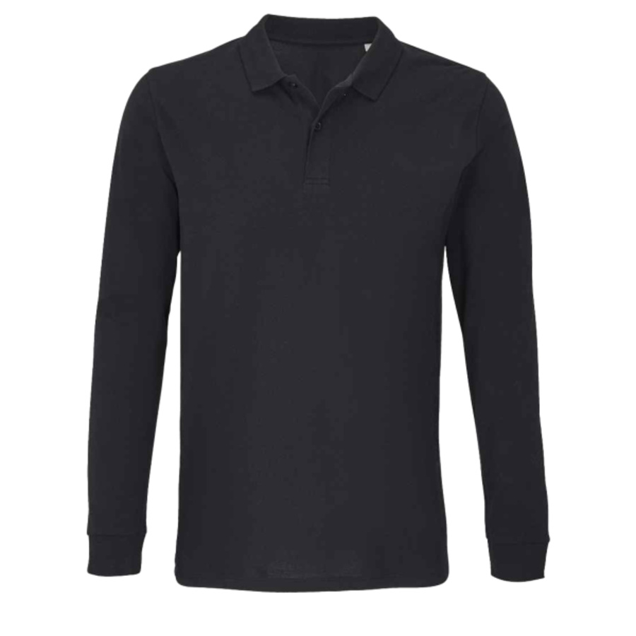 SOL'S Unisex Planet Long Sleeve Piqué Polo Shirt Thumbnail