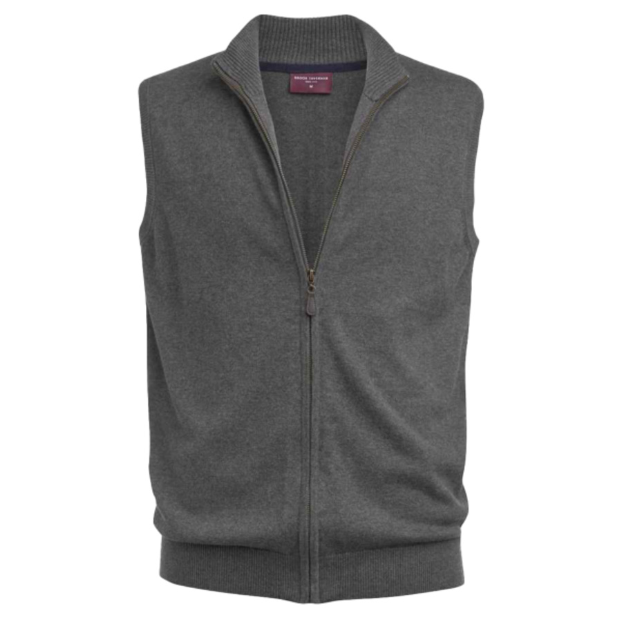 Brook Taverner Lincoln Knitted Zip Gilet Thumbnail