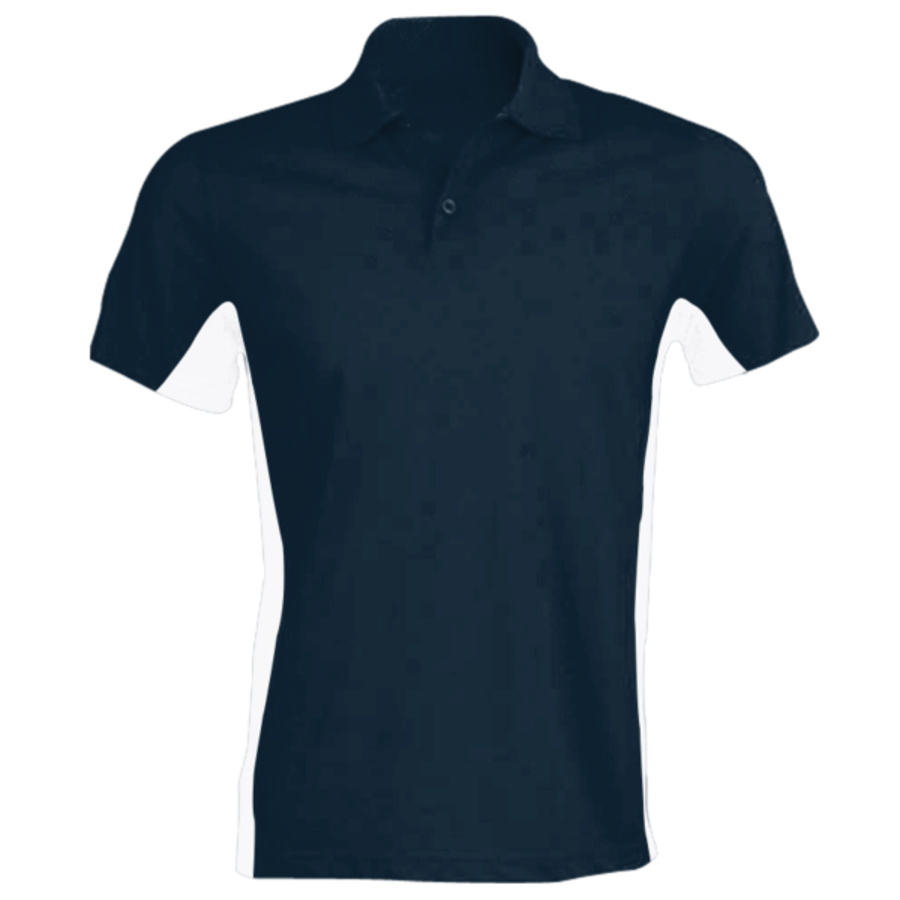 Flags short sleeve bi-colour polo shirt Thumbnail