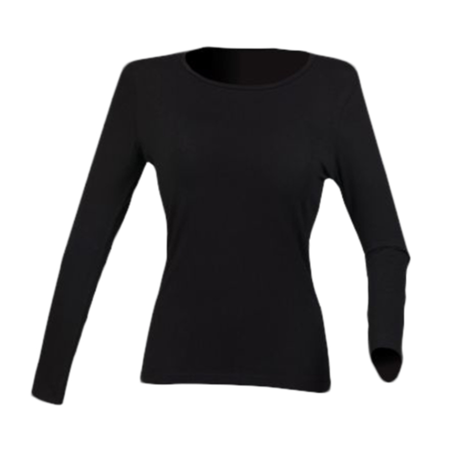 Women's feel good long sleeved stretch t-shirt Thumbnail