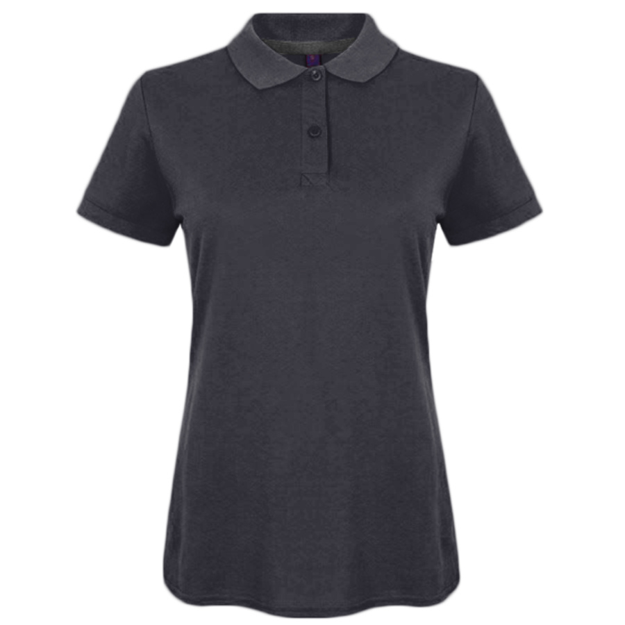 Women's micro-fine piqué polo shirt Thumbnail