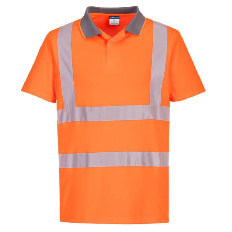 Eco Hi-Vis Polo Shirt S/S Thumbnail