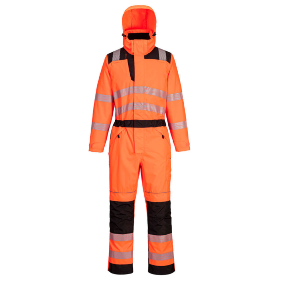 Portwest PW3 Hi-Vis Rain Coverall  Thumbnail
