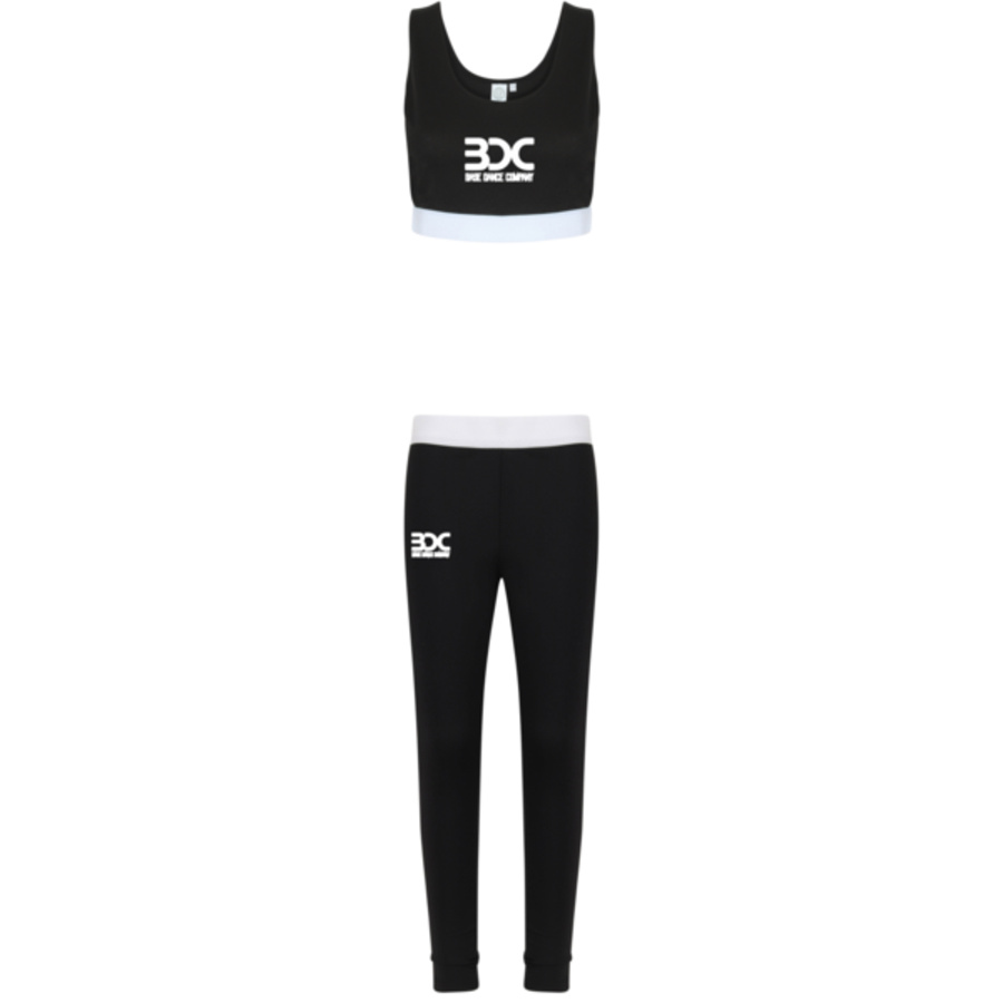 Base Dance Company Fashion Crop Top/Leggings Set Junior Thumbnail