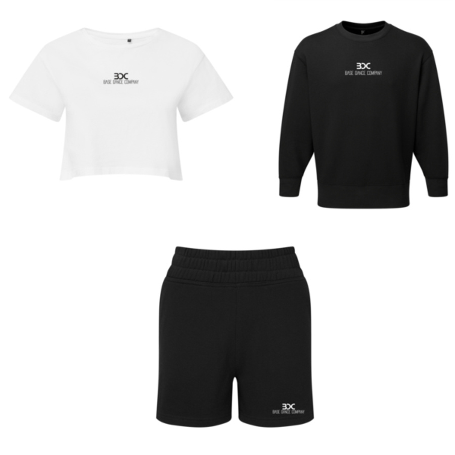 Base Dance Company Boxy Tee/Sweatshirt/Jogger Shorts Set Thumbnail