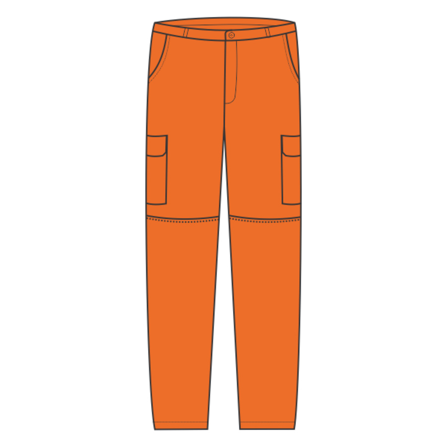 Hi-vis polycotton cargo trousers with kneepad pockets (HV018T/3M) Thumbnail